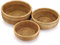SUMTree 3pcs Plateaux de Service en rotin Corbeille à Pain Corbeille à Fruits Panier de Rangement panier de service pour cookies, pain, fruits (rond, 26+23+20cm)