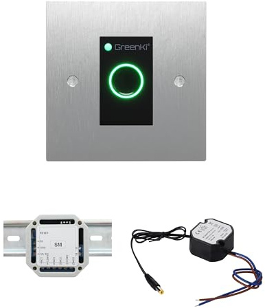 GreenKi Finger- & Kartenreader + 12V DC UP-Netzteil + SM Sicherheitsmodul