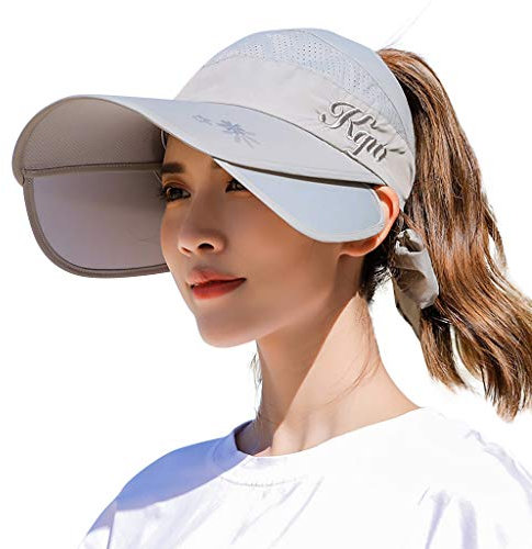 Sport Visor Cap sonnenschild Kappe Damen Herren Einstellbar Tennis Cap Bandana Cap Faltbar Sommerhut Schildmütze Sonnenschutz Hut Visoren Für Outdoor Golf Tennis Laufen Wandern Sonnenhut
