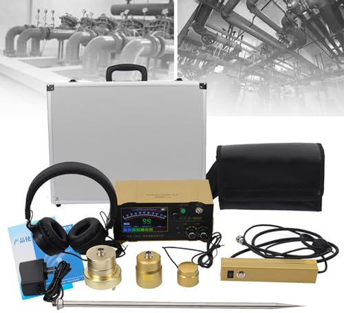 Hydravex Detector de Fugas de Agua subterránea, Instrumento de detección de Fugas de tuberías de Agua, Equipo Profesional de detectores de Fugas de Agua, detección de Fugas en Interiores y Exteriores