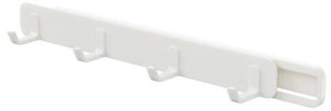 Fuerdich Hakenleiste, Küchenleiste Selbstklebend Küche Hängeleiste Stange Küchen Reling Hakenleiste Halter Küchen Utensilien Stange Tassenhalter Wandhalterung Selbstklebend Küchenhelfer Hän