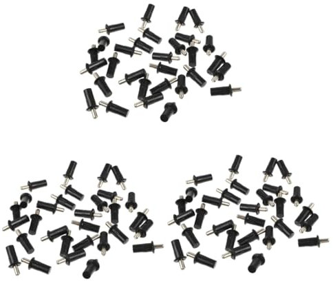Amosfun 90 Pz Fermo dell'otturatore Sostituzione del Perno delle feritoie Perno dell'otturatore di Ricambio telescopico socchiudi persiane Accessori per tapparelle Ferro da Stiro Black