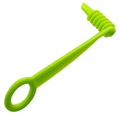 Generic Spiral Slicer, Plastic, Green, 10x4cm, Curved Plastic Blade, Easy to Clean, Manual, Food Slicer, Vegetable, Dishwasher Safe