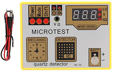 Zoeyilan QD‑20 Tester del movimento 'orologio al quarzo, Tester del polso a batteria Smagnetizzatore Timegrapher, Macchina per il test a cronometraggio 'orologio, Strumenti di calibrazione