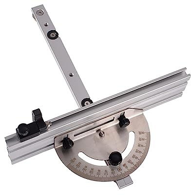 Calibro universale per sega da tavolo, misuratore per sega obliqua, righello angolare per sega da tavolo, goniometro per sega obliqua, utensili per lavorazione del legno con sega a nastro, righello