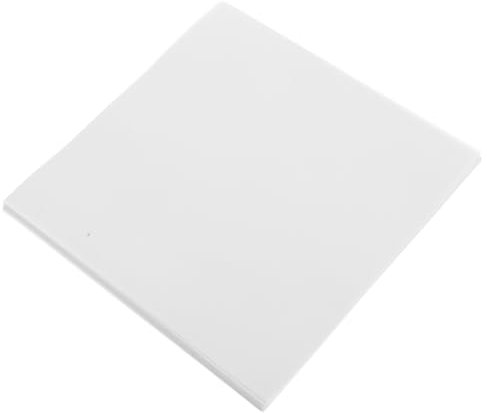 Didiseaon 100 Feuilles de Papier Sulfurisé Ingraissable pour Biscuits et Crêpes Sucrées, Papier de Cuisson Blanc, Usage Pâtisserie