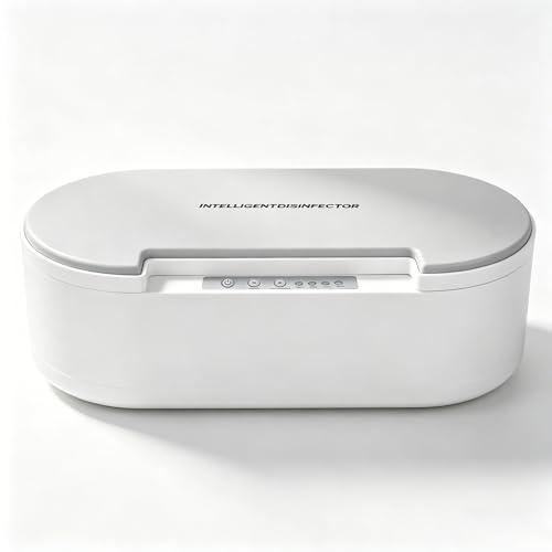 UV-sterilisator-låda för nagelverktyg med aromaterapi, 5 min 99,9 % desinfektion, röstvarning, 260–280 nm UV C ljussanitizer för salong hem, automatisk ultraviolett låda