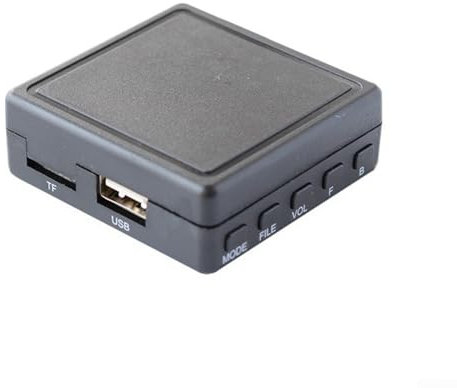 Besshepplo Cavo adattatore audio AUX USB per auto a 12 pin con microfono per radio Ford 6000CD per messa a fuoco per Mondeo per C-Max per Fiesta per Fusion per Galaxy per transito