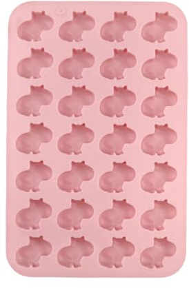 2 piezas de 31 cavidades de silicona 3D de dibujos animados lindo pastel de fondant para hacer chocolate, caramelos, hornear, jabón, fiesta, hielo, manualidades, Qpz675 (21 x 13,4 x 1,2 cm)