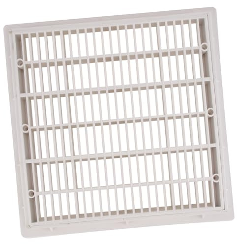 BESTonZON Drenaje Cuadrado para Piscina de Herramienta de Desagüe de Resistente para Exteriores Superficie Lisa Compatible con Limpiadores de Piscina Color