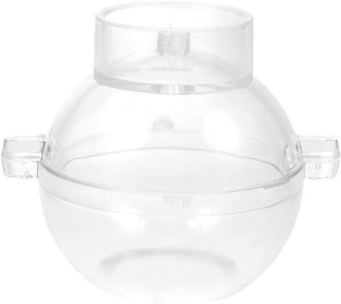 DIYEAH Stampi per candele a forma di sfera: stampi trasparenti per colata a forma di globo, per candele tealight per realizzare sapone di cera per aromaterapia per decorazioni per la casa