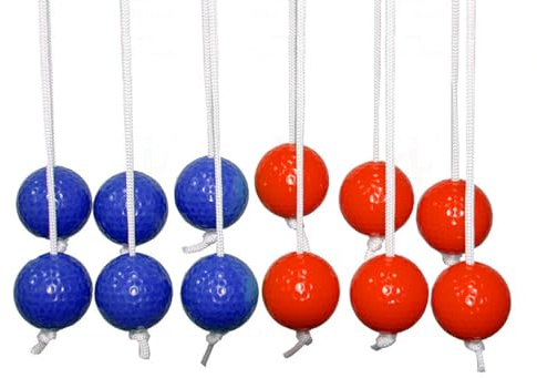 AMISENK 6 Pz Prati Esterni Yard Golf Lancio Scale Palla Lancio Gioco Sostituzione Duro Golf Formazione Durevole Palla Da Gioco All'aperto