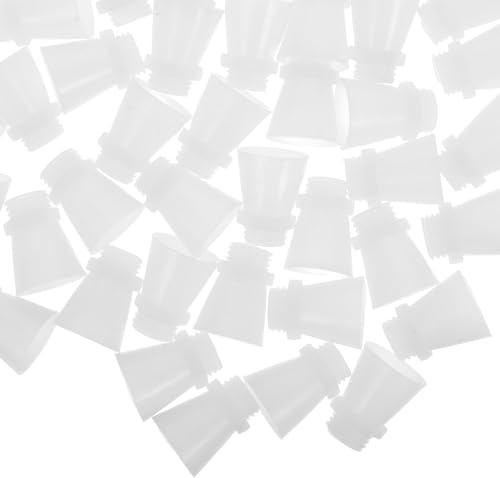 YARNOW 50 Ugelli di Ricambio per Estintori 1 Kg Accessori Plastica a Tromba per Estintori Domestici e Ufficio Sostituzione Ugello Resistente e Durevole