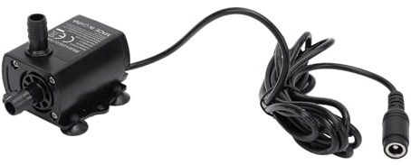 Fdit Petite Pompe Submersible pour Fontaine, 10 W, Débit Réglable, DC 12 V, étanche, 0 à 400 L/H pour Aquarium et Fontaine