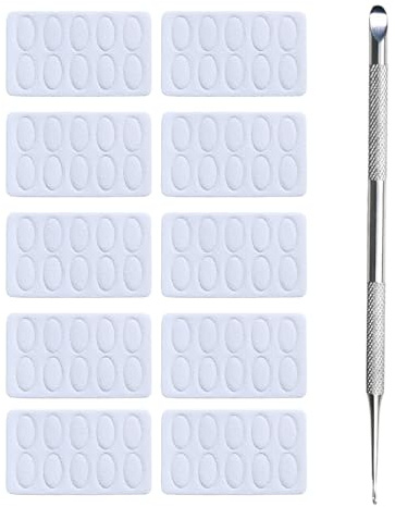 Empujador de Cutículas de Acero Inoxidable Profesional, Kit de Manicura y Pedicura con Removedor de Cutículas Doble Extremo, Herramienta para Eliminar Piel Muerta y Cuidado de Uñas en Casa (Plata)