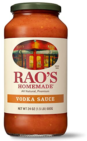 Rao's Homemade Vodka Sauce, 24 oz, Tomato Sauce, All Purpose, Keto Friendly Pasta Sauce, Premium Quality Tomatoes from Italy & Vodka