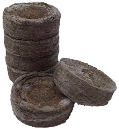 Nutley's Compost Plug Pellets Peat-Free Just Add Water (Quantity: 50, Size: 22mm)