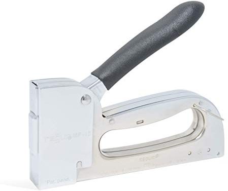 REGUR MP-10 TwinFix Handtacker - präziser Profi-Tacker zur Befestigung von Stoffen, Polsterarbeiten, Holzetikettierung