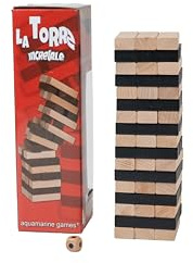 Aquamarine Games - La Torre increíble, Juego de Habilidad 28 x 8 x 8 Cm (Compudid CP017)