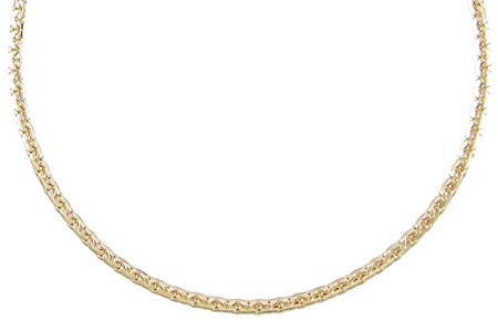 L'Atelier d'Azur Collier Or 18 Carats 750/000 Maille Haricot Jaune - Femme