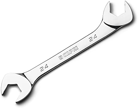 Capri Tools 24 mm Winkelmaulschlüssel, 30° und 60° Winkel, metrisch