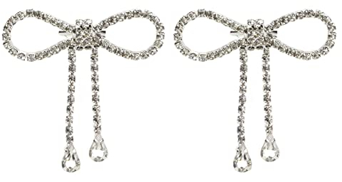 Vintage Bowknot Broschnål, 2 St Rosett Diamantbrosch Rosett för Dagligt Slitage Fester Bröllop Firande