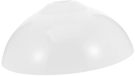 UKCOCO Lampenschirm Modern Weißer Acryl und Verschleißfest als Ersatz für Pendelleuchte und Stehlampe für Kronleuchter und Wandlampen