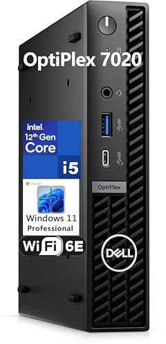 Dell OptiPlex 7020 MFF Business Desktop Computer, 7000 Micro Form Factor Mini PC, 14th Generation Intel 14-Core i5-14500T (Beat i7-13700T), 16GB DDR5 RAM, 512GB PCIe SSD, WiFi 6E, Bluetooth, Windows