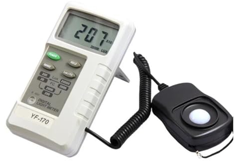 FUNTLY Digital Luxmeter YF-170 Lichtmesser mit automatischer Reichweite von 0,1 bis 20.000 LUX