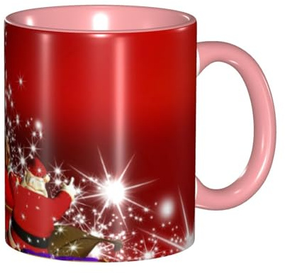 Weihnachtstasse aus Keramik, tolle Geschenkidee oder perfekt für Küchen, Restaurants und Cafés, Kaffeetassen, Teetassen