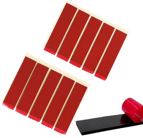 Moeey Number Plate Sticky Pads 10Pcs,Strong Double Sided Adhesive Pads,2-sided Sticky Foam Pads Number Plates, Licence Plates, Car Registration, Motorbike(3mm thick)