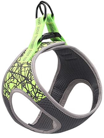Toddmomy Cute Dog Harness for Dogs Reflective Breathable Comfortable Vest Type Harness Chest Protector