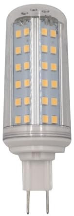 OUHFCASN Lampadine LED G8.5 Lampadina LED a mais Lampadina a mais 10W G8.5 Sostituzione 100W Copertura trasparente per Negozio High Bay Light Garage Magazzino Offici(Cool White 6000K)