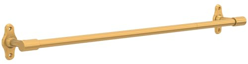 Franklin mässing Calloway (1-pack) 45 cm handdukshängare med 15 cm förlängare för badrum satin guld handduksstång för badrum väggmonterad handdukshållare stång CLWY26-SG