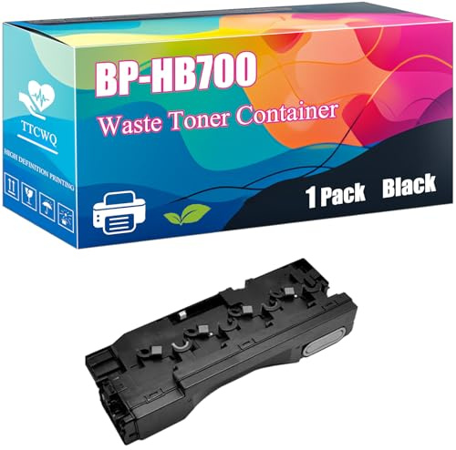 BP-HB700 Waste Toner Container Compatible with Sharp BP-50C26 BP-50C55 BP-70C45 BP-50C31 BP-50C65 Printers, High-Yield Ideal for High-Volume Printing (1 Pack Black)