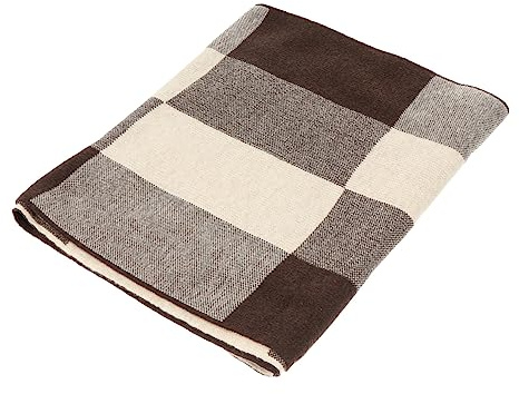 VALICLUD Warmer Herren Schal Karierter Strickschal Aus Wolle Multifunktional Für Herbst Und Winter