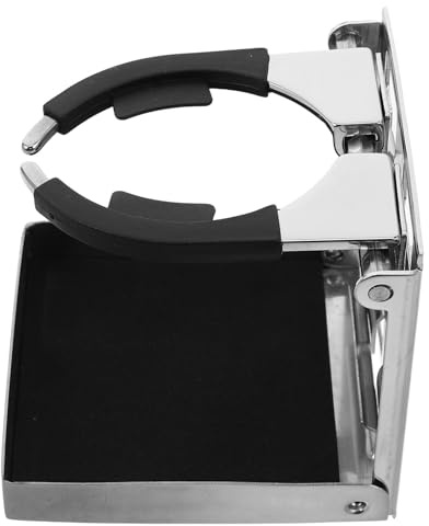 Alipis Portavasos Plegable Ajustable para Barco Portavasos De Acero Inoxidable para Botellas Bebidas Caravanas Coches y Barcos Soporte Plegable para Vasos De Agua