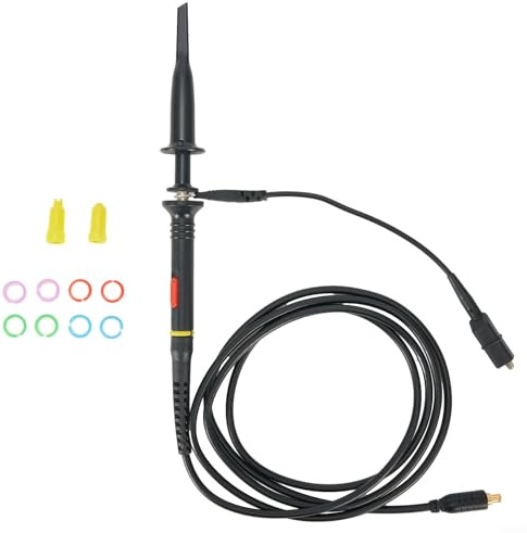 MCX Oscilloscope Probe Kit, 60 MHz Bandwidth, 1X Attenuation, Flexible Tip with Clip & Hook for Portable DSO Oscilloscopes –