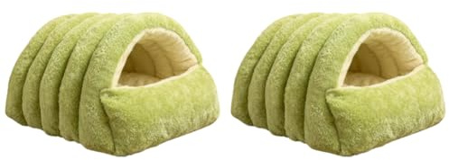 Accogliente cuccia per gatti recintata calda con copertura con cappuccio lavabile in peluche tenda per animali domestici per cani e gatti di piccola taglia