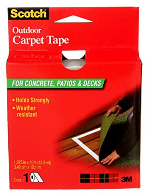 3M (CT3010DC) Scotch Outdoor Carpet Tape CT3010, 1.375 in x 13.3 yd