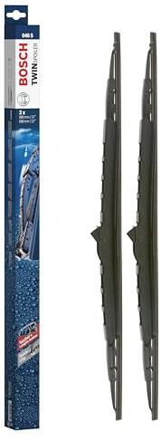Bosch Scheibenwischer Twin Spoiler 046S, Länge: 680mm/680mm – Set für Frontscheibe | Klingen für Fahrer- und Beifahrerseite