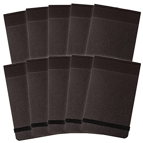 Summit Card Cover Headbound Elastic Band Notebook - Black (Pack of 10)