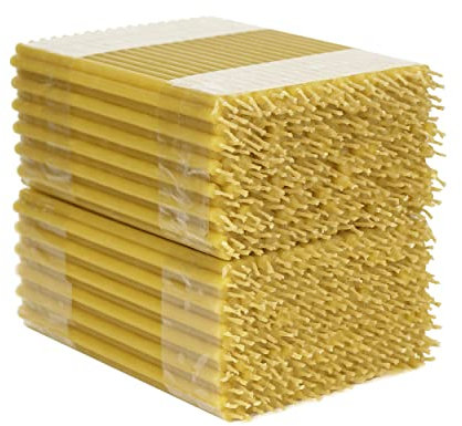 NKlaus 2X 2kg. Bienenwachs Altarkerzen Kirchenqualität dünne Kerzen Ritualkerzen (ca. 1000 St.) 40171