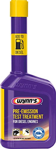 Wynn's Pre-Emission Test MOT Treatment - Reduces Exhaust Emissions & Black Smoke - Cleans Fuel System, Injectors & DPF - Compatible with All Diesel Components - 325ml