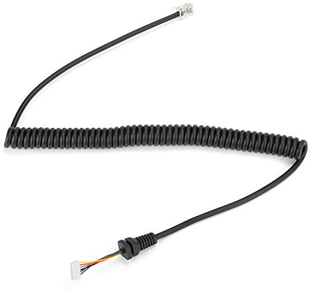 6 pols reservmikrofonkabel kabel för FT 7900R FT 8900R bilradio MH 48 högtalare