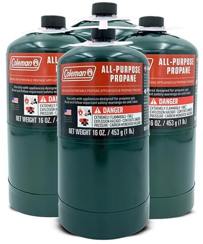 Propane Fuel Cylinders, 4 pk./16 oz.