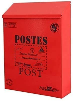 GXBCS Cassetta della Posta da Parete Cassette Postali Scatola per pacchi con Scatola per pacchi e Scatola per la Posta con Montaggio a Parete, Impermeabile per Esterni 1106
