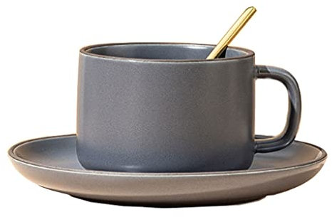 ZOGBX Tazza di caffè,Fiore Tazza di tè,Tazze da The Inglese,Vintage Servizio da tè in Porcellana Floreale,Vintage Tazza da tè in Porcellana,Tazze e piattini in Casa e Cucina for Feste Ufficio 8.8oz