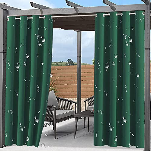 XUIAQZW Tenda per Esterni Impermeabile, Tende da Esterno con Occhielli,Oscurante Tende,1 Pannello - 150x200(BxH) cm Tende da Sole per Esterno Protezione dai Raggi UV, per Giardino, Cortile, Balcone