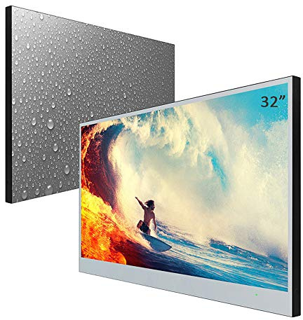 Soulaca Smart TV a specchio da 32 pollici per bagno IP65 impermeabile Android 14.0 Full HD con Wi-fi e Bluetooth HEVC Main10, M32, 2026